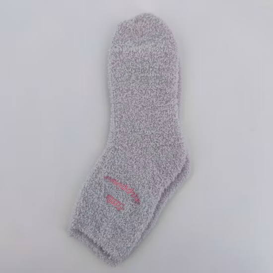 Wholesale Women Microfiber Soft Adult Warm Fluffy Slipper Sherpa Floor Socks