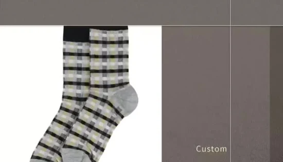 Custom Letter Logo Tube Middle Finger Funny Cotton Crew Socks