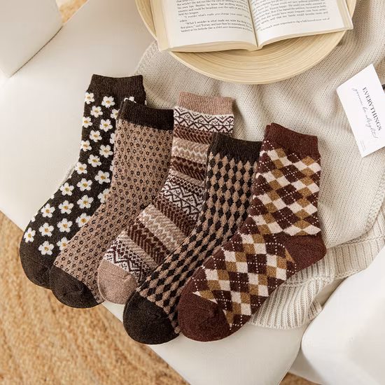 Women Warm Thickening Wool Socks